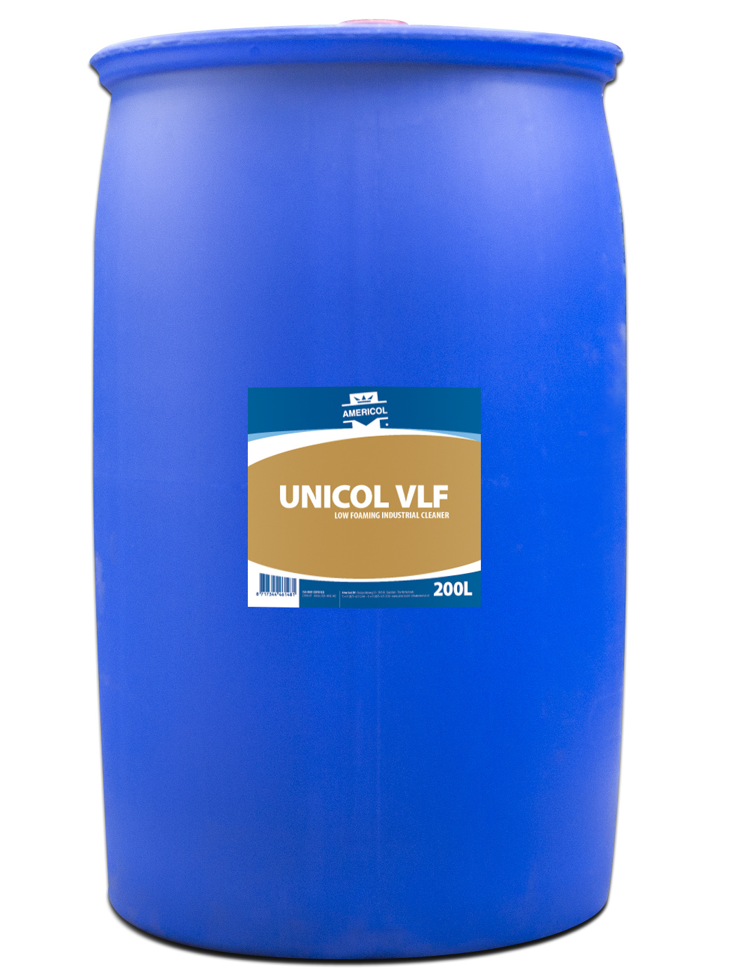 Unicol VLF 200 Litros - Limpiador Industrial Concentrado Baja Espuma