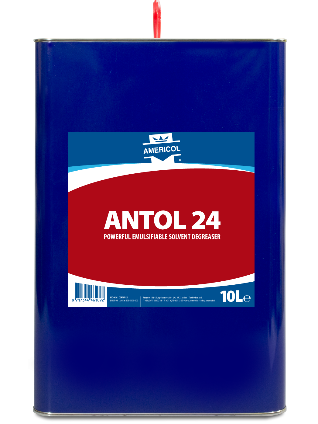 Antol 24 Desengrasante Industrial 10L - Limpiador de Piezas Inodoro