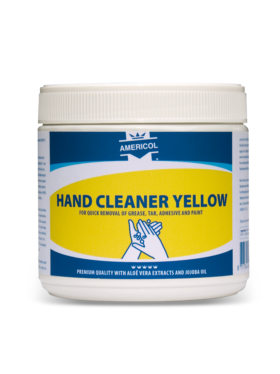 Limpiador de manos amarillo 600 ml