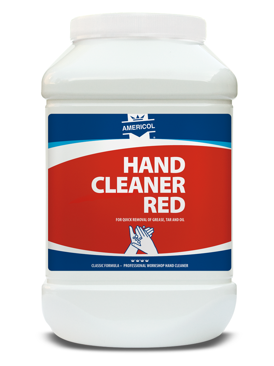 Limpiador de manos rojo tarro de 4,5 l