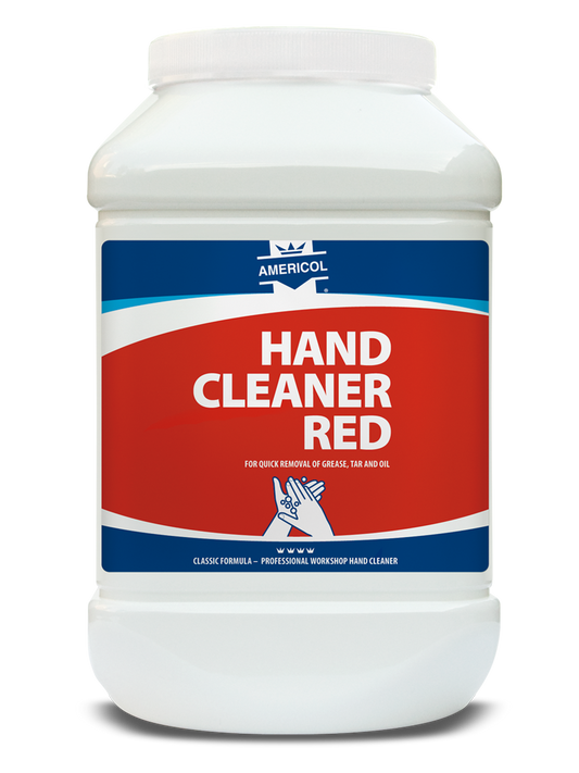 Limpiador de manos rojo tarro de 4,5 l